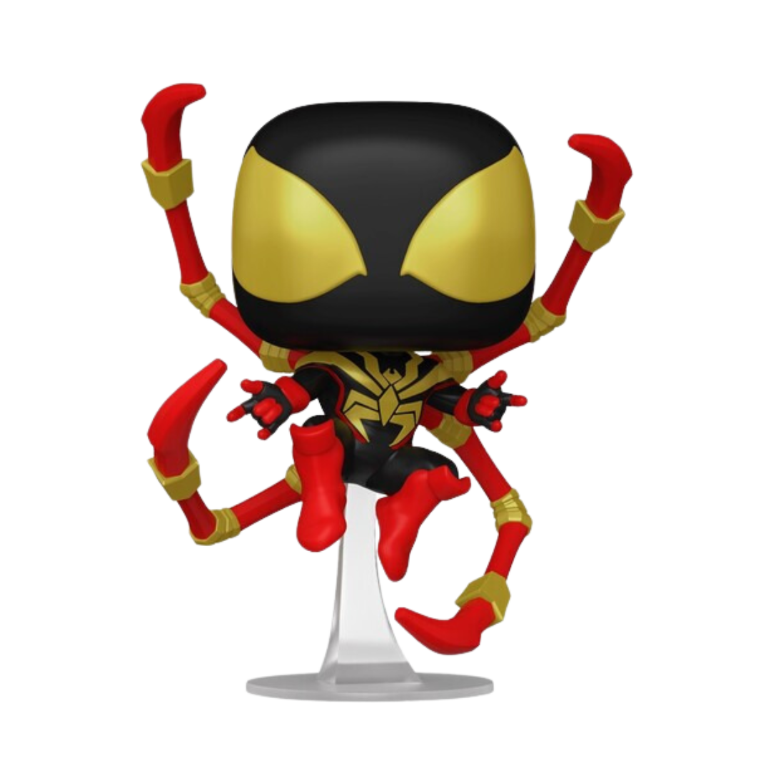 FUNKO POP! MARVEL: Spider-Man Comics- Miles Iron Spider (Styles May Vary)