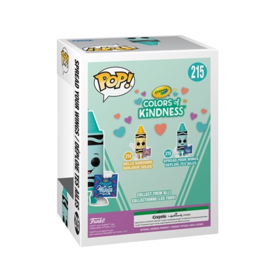 FUNKO POP! AD ICONS: Crayola Colors of Kindness - Spread Your Wings (Robin's Egg Blue Crayon)