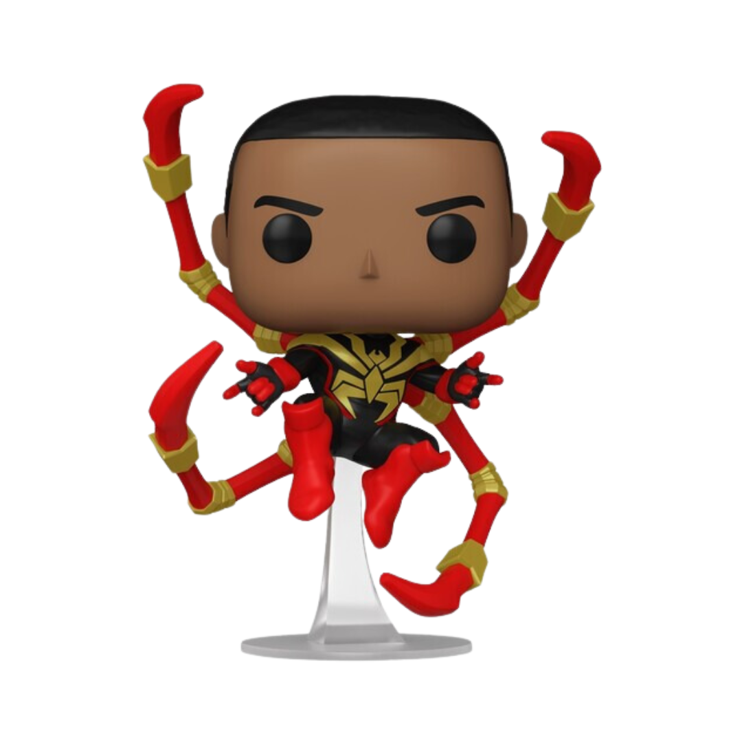 FUNKO POP! MARVEL: Spider-Man Comics- Miles Iron Spider (Styles May Vary)