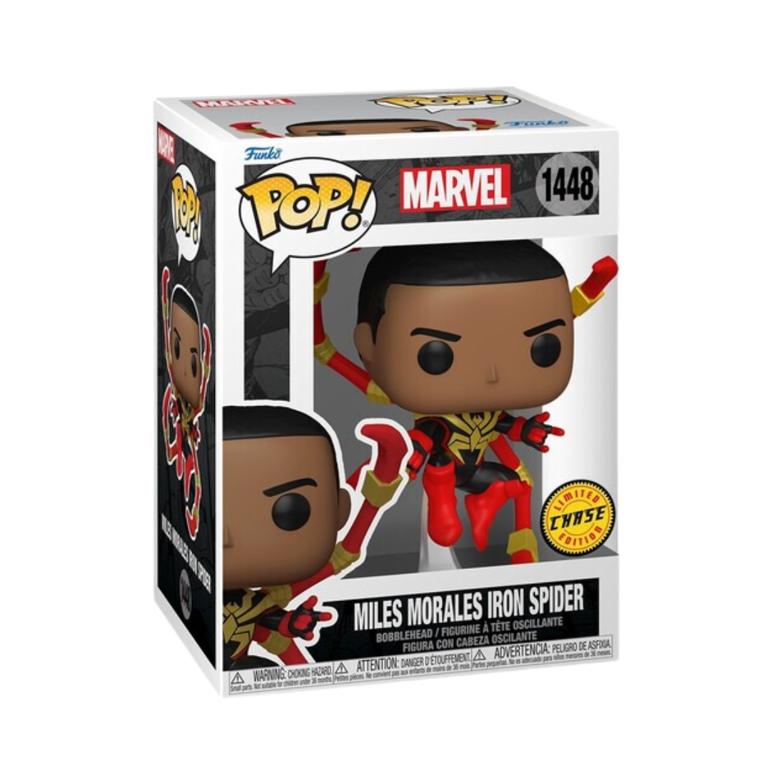 FUNKO POP! MARVEL: Spider-Man Comics- Miles Iron Spider (Styles May Vary)