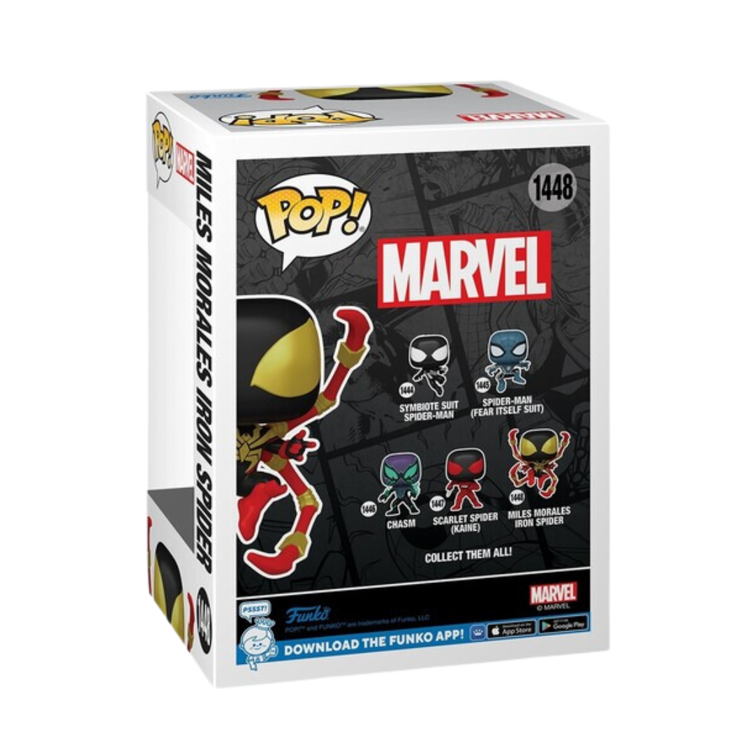 FUNKO POP! MARVEL: Spider-Man Comics- Miles Iron Spider (Styles May Vary)