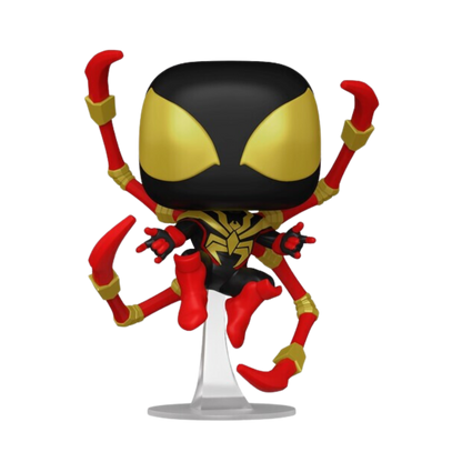 FUNKO POP! MARVEL: Spider-Man Comics- Miles Iron Spider (Styles May Vary)