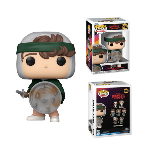 FUNKO POP! TELEVISION: Stranger Things - Hunter Dustin w/Shield