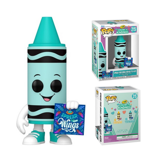 FUNKO POP! AD ICONS: Crayola Colors of Kindness - Spread Your Wings (Robin's Egg Blue Crayon)