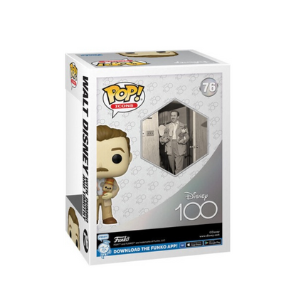 FUNKO POP! ICONS: Disney's 100th - Walt Disney (With Dumbo and Timothy)