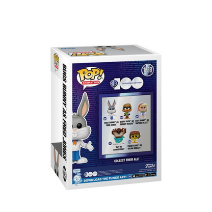 FUNKO POP! ANIMATION: WB 100: Bugs Bunny as Fred Jones