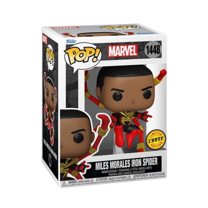 FUNKO POP! MARVEL: Spider-Man Comics- Miles Iron Spider (Styles May Vary)